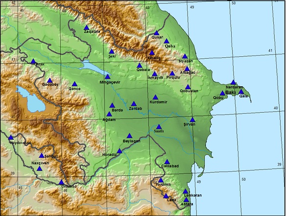 Сейсмическая карта азербайджана