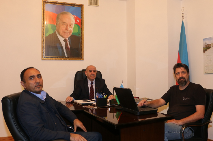 Eric Sandvol, professor at the University of Missouri, visited Azerbaijan