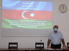 An event dedicated to the memory of the martyrs of the Patriotic War was held at the Republican Seismic Survey Center