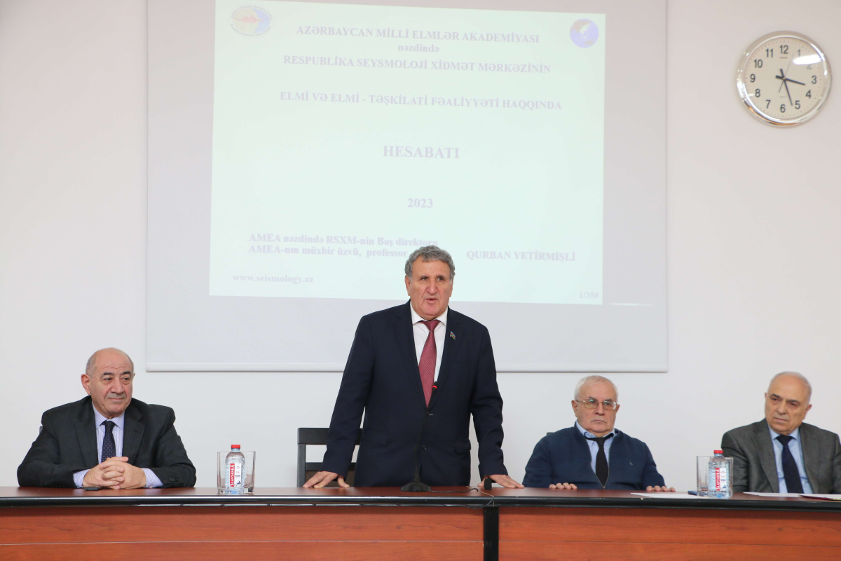 A joint meeting of the Department of Earth Sciences of ANAS and the RSSC was held