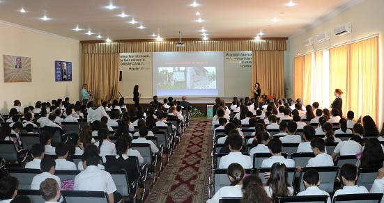 One more training was held under the project of “Rules of behavior during the earthquake”