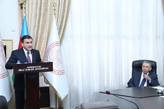 ANAS held a meeting with the chairman of the Higher Attestation Commission Famil Mustafayev