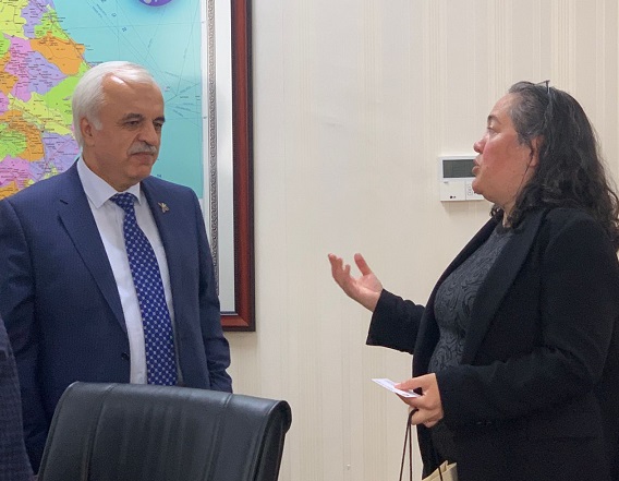 Professor Tuna Onur visited the State Agency for Control over Construction Safety of the Ministry of Emergency Situations