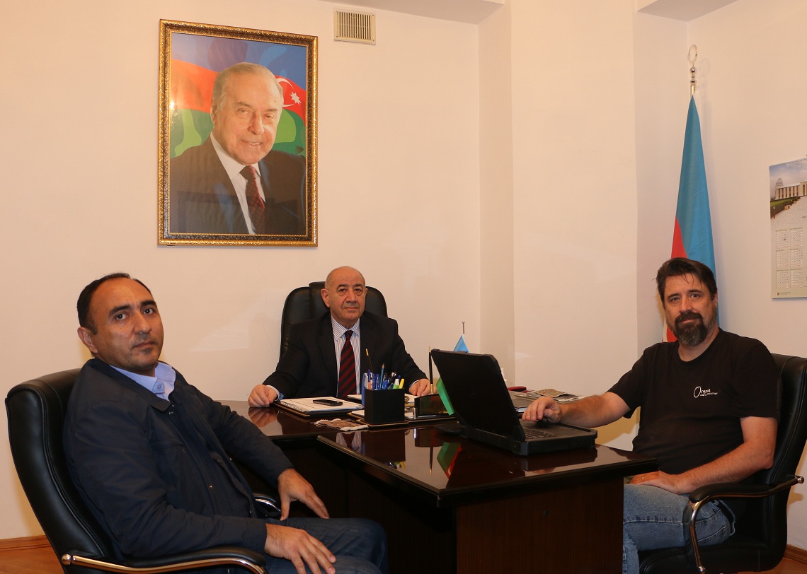 Eric Sandvol, professor at the University of Missouri, visited Azerbaijan