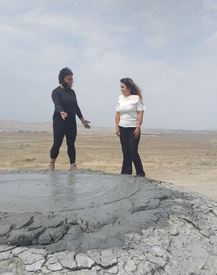 A program dedicated to mud volcanoes in Azerbaijan was aired on the Euronews channel