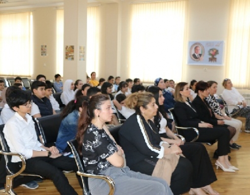Training on the topic &quot;Rules of behaviour during an earthquake&quot; was held at the secondary school No.150 named after Faig Rzayev