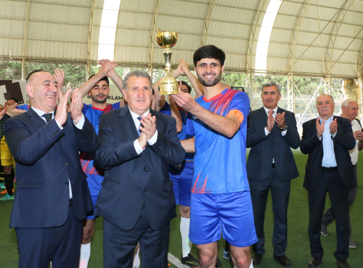 RSXM-nin futbol komandası AMEA-nın əməkdaşları arasında keçirilən futbol yarışında birinci yerin qalibi olub