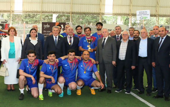 RSXM-nin futbol komandası AMEA-nın əməkdaşları arasında keçirilən futbol yarışında birinci yerin qalibi olub