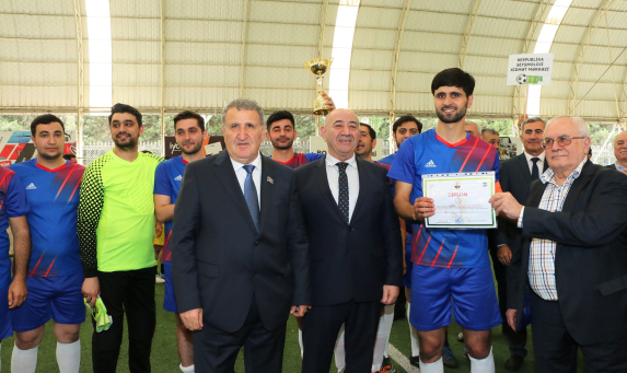 RSXM-nin futbol komandası AMEA-nın əməkdaşları arasında keçirilən futbol yarışında birinci yerin qalibi olub