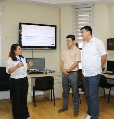 Uzbek seismologists visited Republican Seismic Survey Center