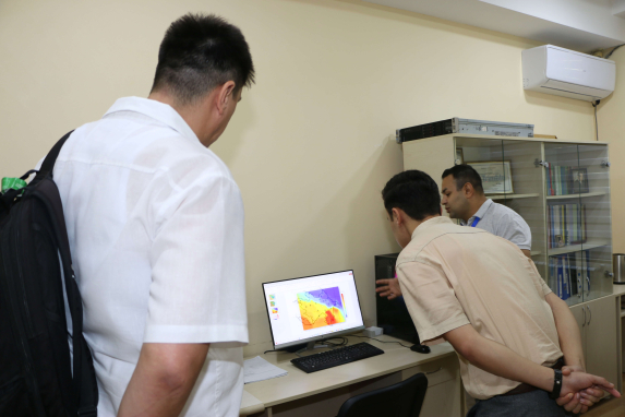 Uzbek seismologists visited Republican Seismic Survey Center